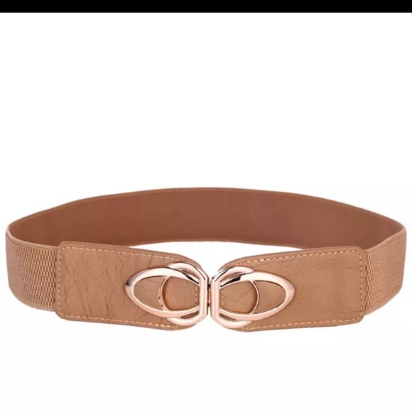 Accessories - Waistband elastic belt synthetic leather 4x60 cm